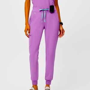Figs Zamora Jogger Scrub Pants Lilac Dawn Size XL Limited Edition